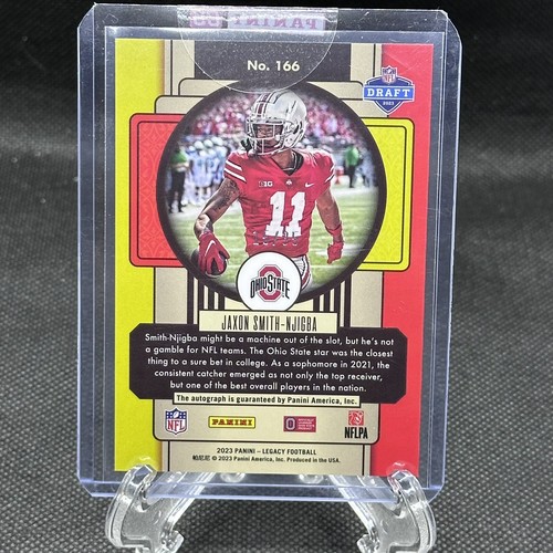 JAXON SMITH-NJIGBA PRIZM SILVER Jersey Patches And 5 Autos! - Picture 12 of 23