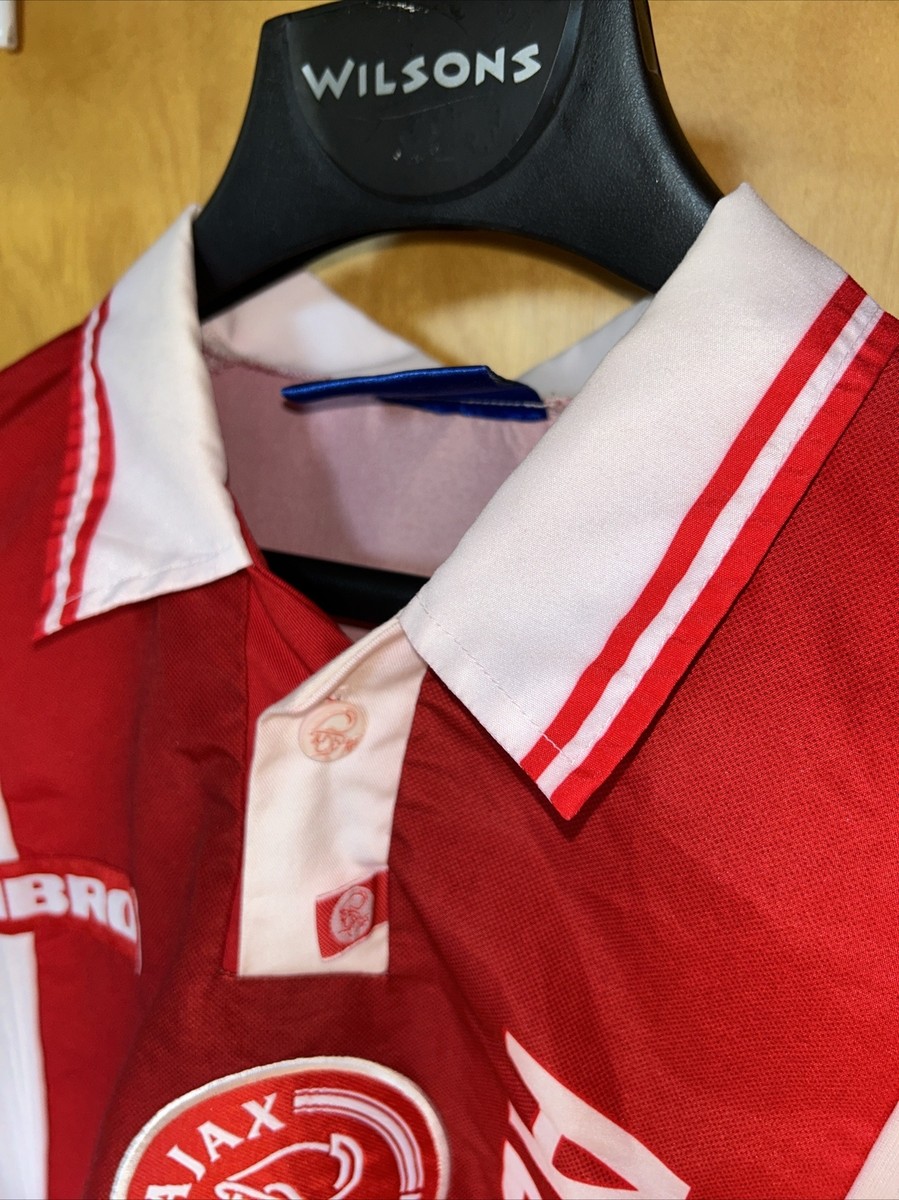 Umbro 97-98 AJAX Amsterdam Netherlands Home Soccer Football Jersey