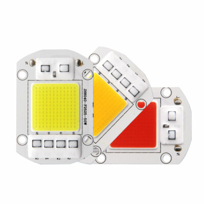 50W Full Sepctrum LED COB Chip Plant Grow Light Bulbs Hydroponic AC 110V 220V