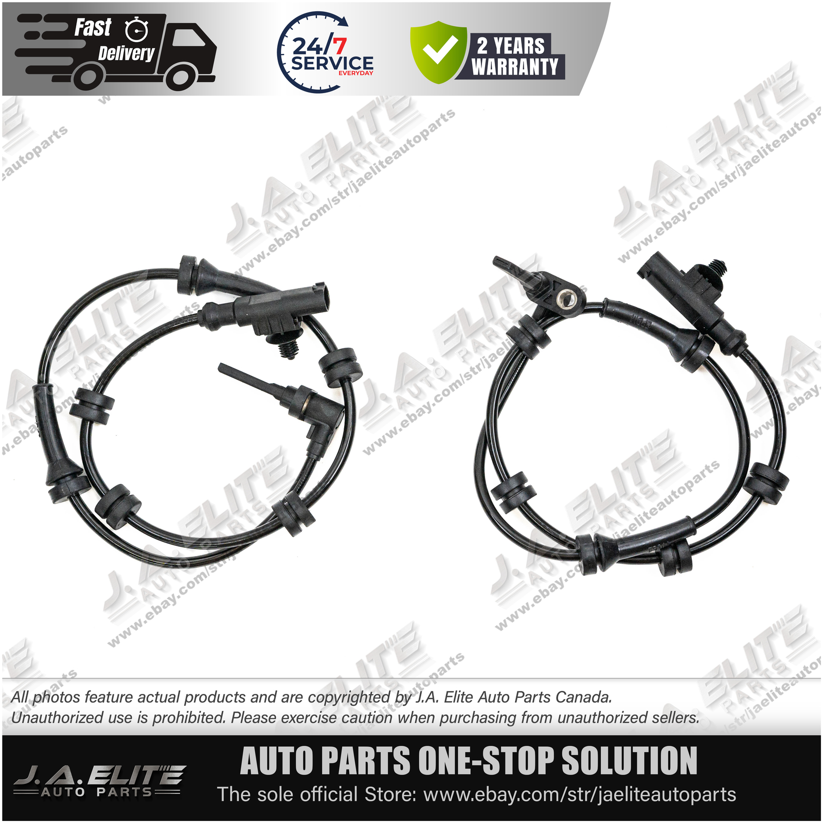 Ferrari 458 Front Abs wheel speed sensors 2 pcs P/N 252514