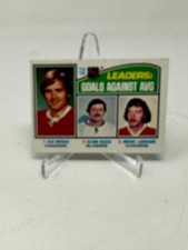 1976-77 Topps NHL Hockey Goal Leaders Dryden Resch Larocque Card #6