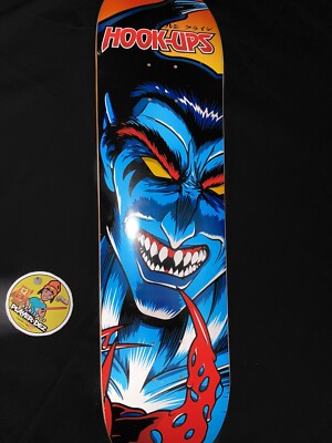 RARE Hook Ups Devilman JK Industries Skateboard Deck Jeremy Klein