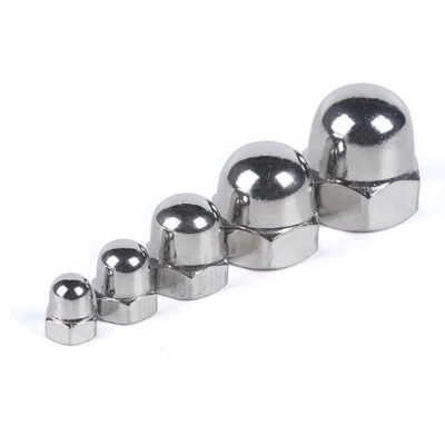 A2 Stainless Steel M8-M20 Fine Pitch Threaded Acorn Cap Nuts Dome Head Decor Nut
