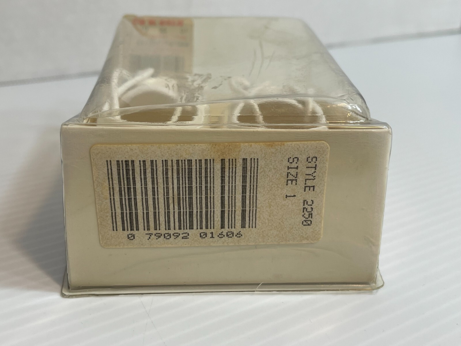 PONY Scarpe culla vintage bambino cervo bianco sneaker panno taglia 1 NOS