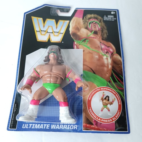 WWE Ultimate Warrior Retro Figure Series 1 2016 Go...