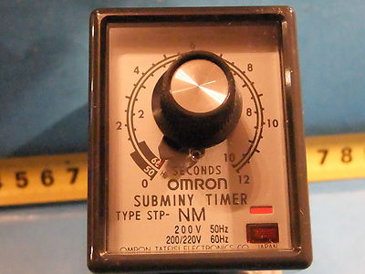 Omron STP-NM 200/220 V 10s Subminy Timer