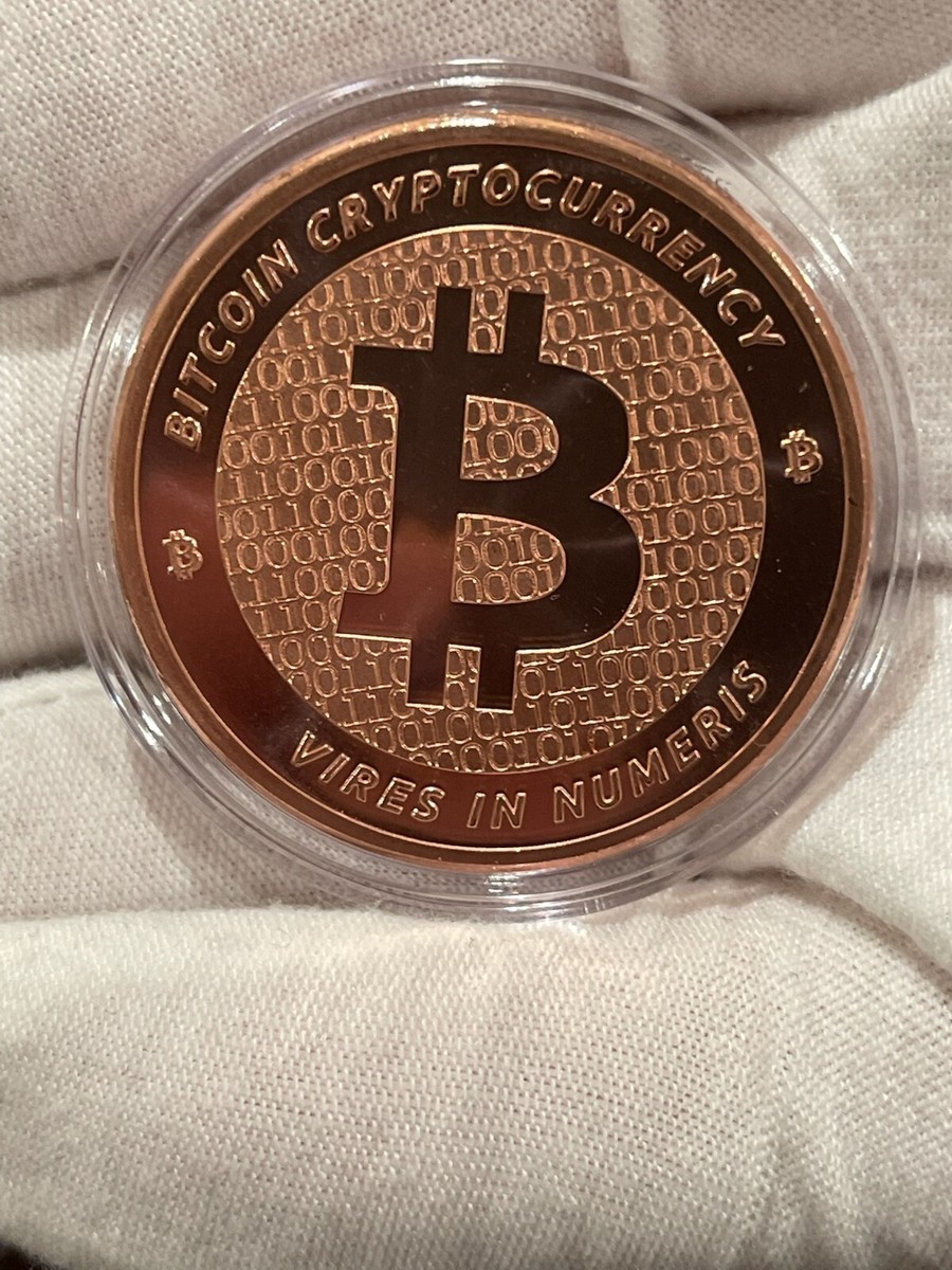 CRYPTO COIN クリプトコイン 純銀 ビットコイン プルーフ 装飾用・ビットコイン・クリプトミント（シルバー・銀