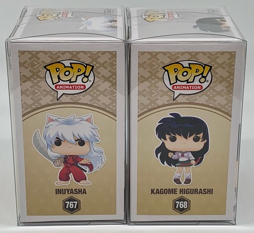 InuYasha Funko 2 Piece Set - Inuyasha #767+ Kagome #768 2020 Vaulted Protectors - Picture 4 of 11