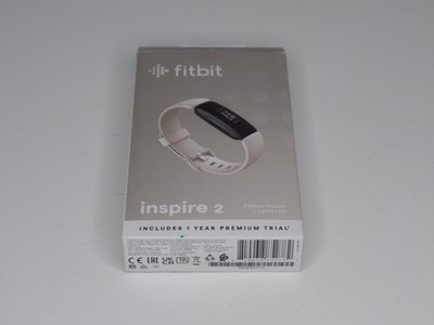FitBit Inspire 2 Activity Fitness Tracker + Heart Rate White New Open Box