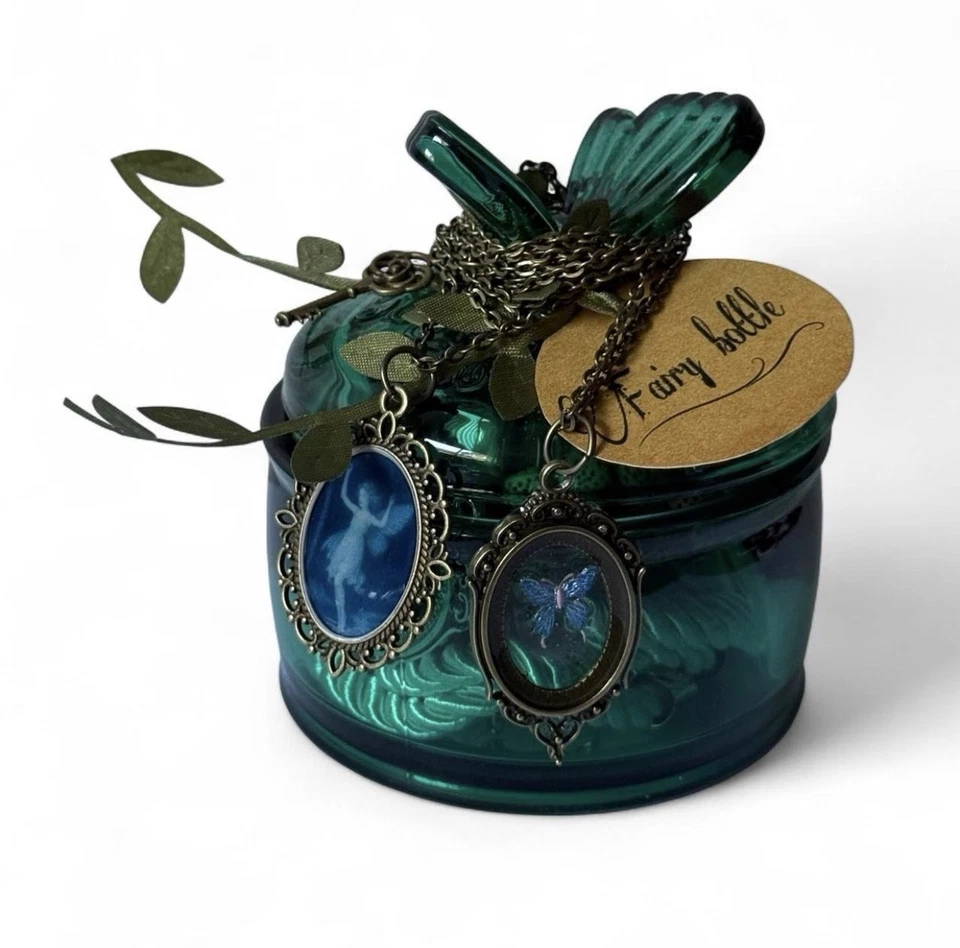 Tarro de joyería misteriosa, temática caprichosa de hadas 🧚✨ Foto 3 de 4