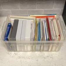 Huge 250+ Bulk Lot VARIETY CHRISTMAS CARDS PLUS ENVELOPES New Unused Vintage