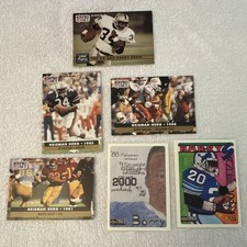 Pro Set Upper Deck NFL Cards Lot Bo Jackson Barry Sanders Marcus Allen 1991 & 98