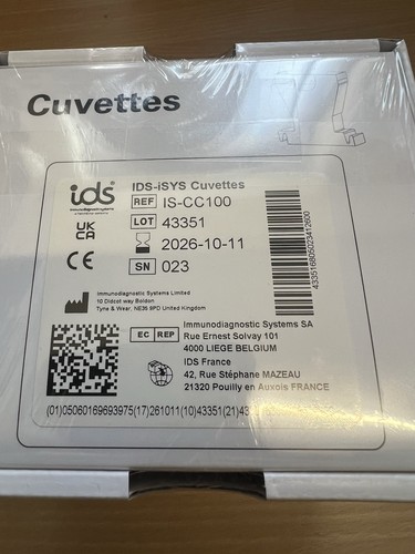 Cuvettes jetables à utiliser avec l'analyseur IDS iSYS IS-CC100 - Photo 4/4