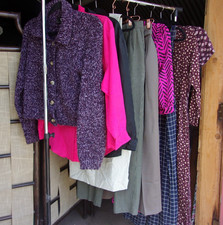 Resale Lot Vintage Womens Dress Blouse Slacks Mod Classic Boho Cottage 1970s 80s