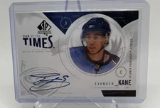 2009-10 SP Authentic Sign of the Times Evander Kane Rookie Auto RC #ST-EK