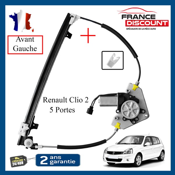 Elektrischer Fensterheber Vorne Links FüR Clio 2 (5 TüRen) 7700842241 850360-image