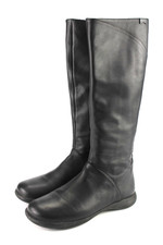 Camper Gr.37 Damen Stiefel Stiefeletten Boots Leder Schwarz  TOP