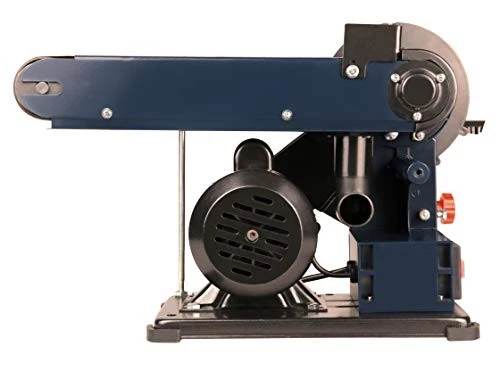 FERM Levigatrice da Banco Combinata - 350W - 150Mm - Incl. 2 Nastri Abrasivi (P8 - Immagine 4 di 4