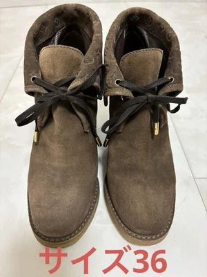 LOUIS VUITTON Bottines En Daim Pour Femmes 36 - Photo 1/4