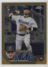 2023 Topps Chrome Gold Refractor /50 Jordan Groshans #9 0h9e