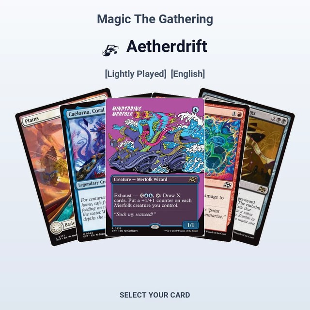 Magic The Gathering Aetherdrift - Select Your Cards (LP)