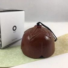 Oigen Japanese Furin Wind Chime Nambu Cast Iron Iwachu Brown Tulip Made in Japan