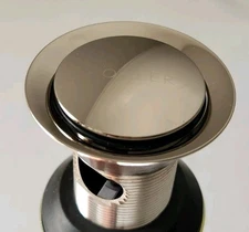 Kohler K-1415064-SN Clicker Drain Assembly with Overflow, Polished Nickel