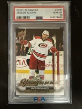 2015-16 Upper Deck UD Canvas Young Guns Jaccob Slavin #C231 8hk