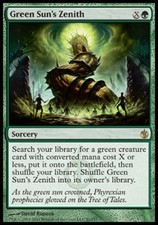 Green Sun's Zenith - Near Mint MTG Mirrodin Besieged