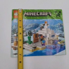 Lego Minecraft 21120 Instruction Manual Book REPLACEMENT The Snow Hideout
