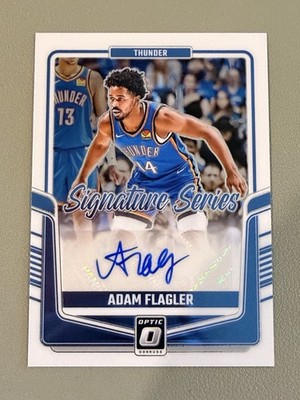 2025 Optic Basketball Adam Flagler Auto Signature Series Oklahoma City Thunder