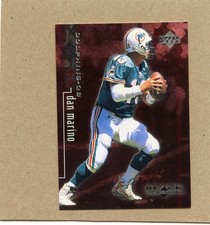 1998 Upper Deck Black Diamond Rookie Edition Dan Marino #43 Double Diamond /3000
