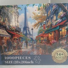 Charming Paris 1000-Piece Jigsaw Puzzle - BOX T -