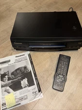 Panasonic Omnivision PV-V4520 Blue Line VCR  Player w/Remote Tested Working