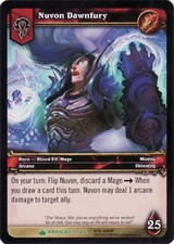 Moderate Play WoW TCG Nuvon Dawnfury Wrathgate World of Warcraft