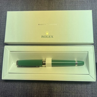 2015 Rolex Baselworld Gift;metal inner heavy Green ballpoint pen.Original Box 