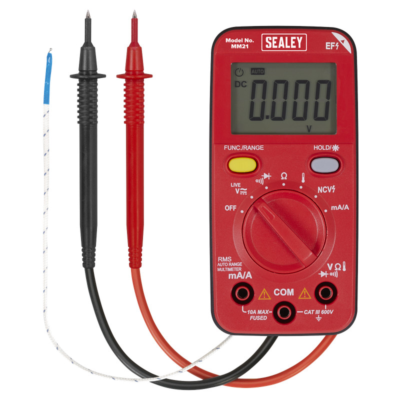 MM21 10-Function Professional Auto-Ranging Digital Multimeter
