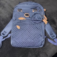 Dikaslon Navy Blue Diaper Bag Backpack Portable Changing Pad, Pacifier Case NEW