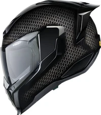 Icon Ultraflite Carbon Motorcycle Helmet Black
