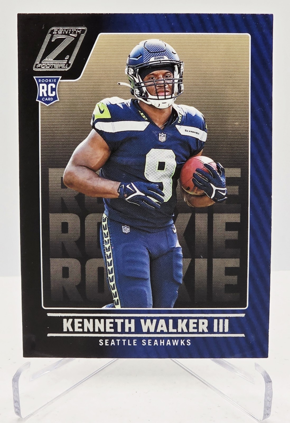 2022 Panini Zenith Kenneth Walker III RC #118 Seattle Seahawks