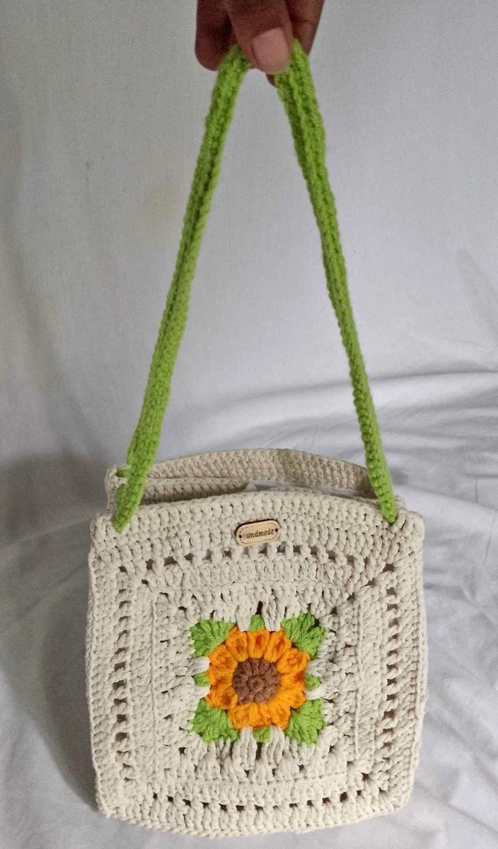 vintage crochet handbag products for sale | eBay