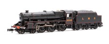 Graham Farish 372-135A LMS 5MT 'Black 5' with Riveted Tender 5000 LMS Lined Blac