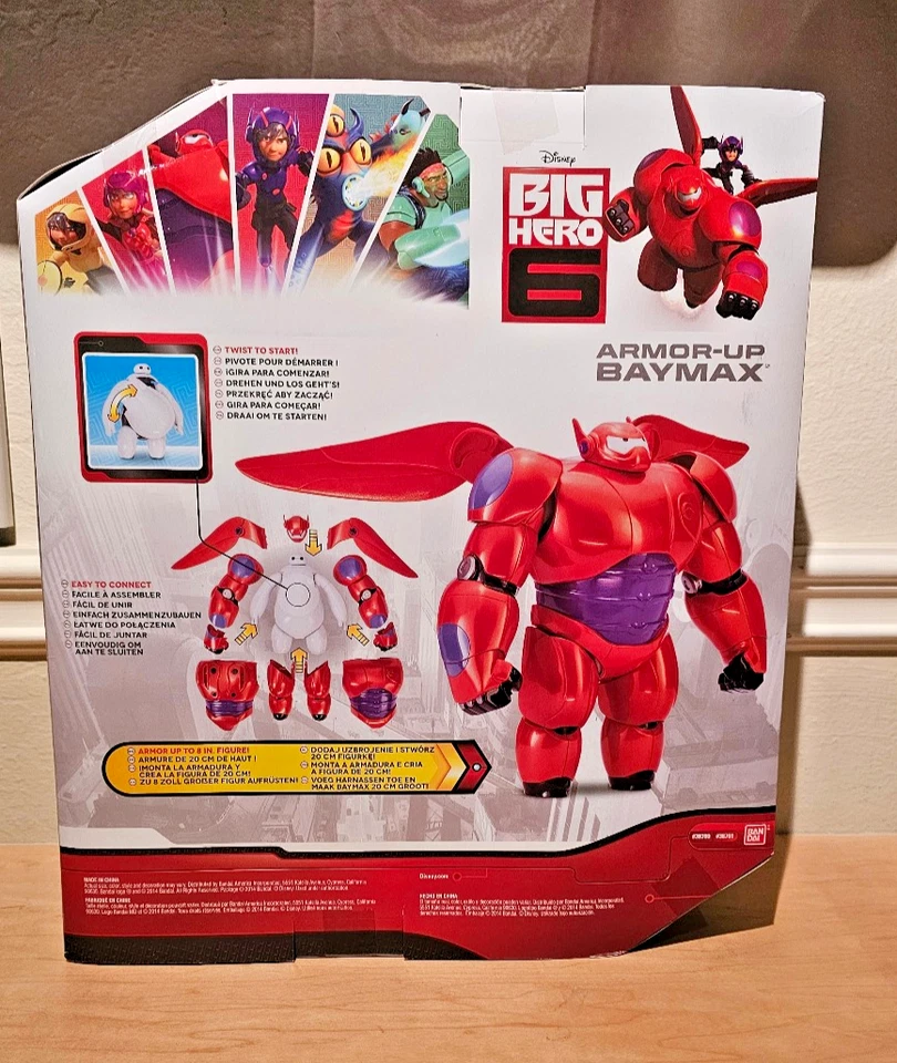 Bandai Disney Big Hero 6 Armor-Up BAYMAX BRAND NEW Factory Case Fresh 2014 - Image 2 of 2