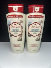 PACK OF 2--NEW-Old Spice Men's Body Wash for Men HARBOR 18oz each