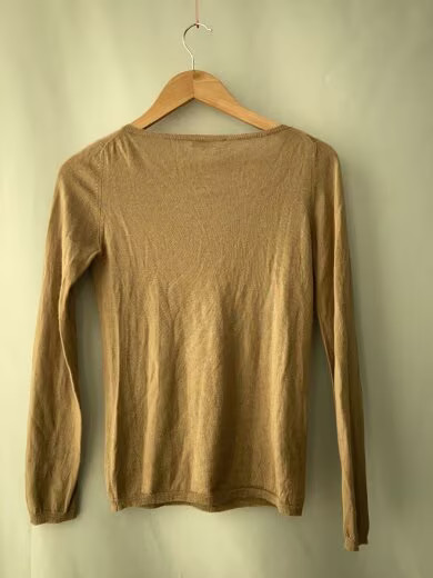PRADA/Lightweight Cashmere Sweater/Size 40/Camel/P24877 thumbnail 2