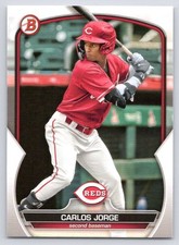 2023 Bowman Carlos Jorge #BD-105 Cincinnati Reds