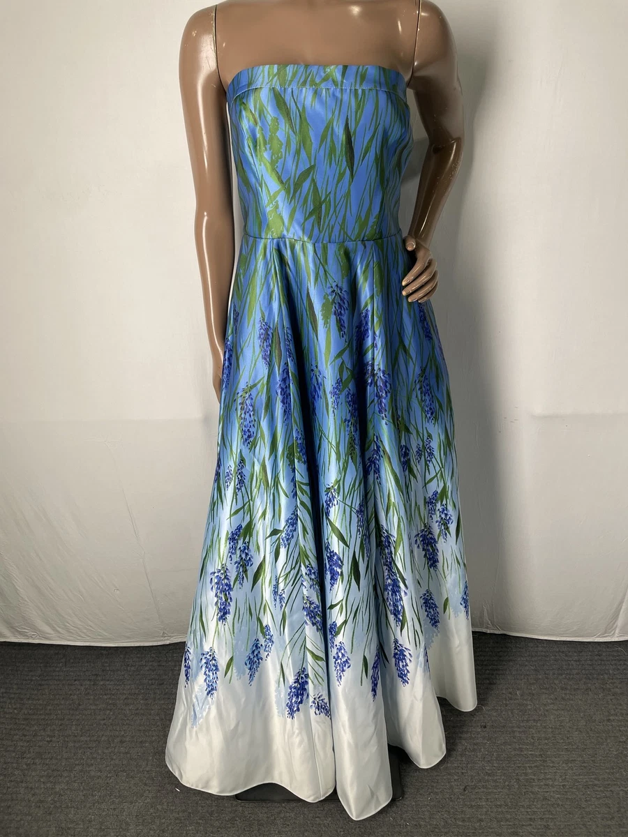 strapless open back dress Birdie Off-Shoulder Ruffled Mini Dress in Primrose Floral Print main image 0