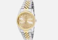 Invicta Montres Prestige Men’s MPW-0271 Gold Steel Watch 38mm