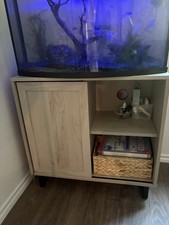36 gal Bowfront Glass Freshwater Fish Tank w/ Stand, Light  Filter