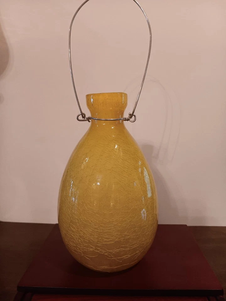 ACHLA Tear Rooting Vase Yellow - 11  1/4 In. Tall Very Nice - Image 2 of 4